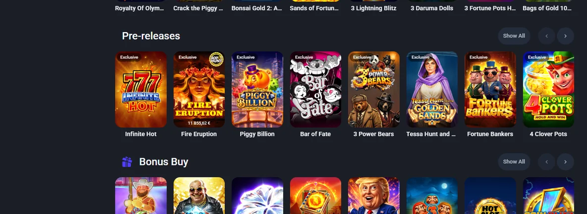 Utforska Twin Casino jackpottar